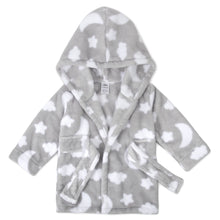 Load image into Gallery viewer, Cloudy Sky Toddler Robe - Grey
