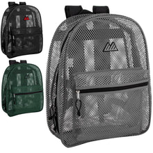 Load image into Gallery viewer, Bulk Premium 17 Inch Mesh Backpack - 3 Colors
