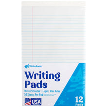 Load image into Gallery viewer, Legal Writing Pad Wide Ruled - 50 Sheets
