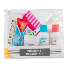 Load image into Gallery viewer, Women&#39;s 15-piece Toiletry Kit with Pouch
