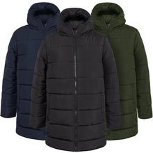 Load image into Gallery viewer, Men&#39;s Hooded Puffer Winter Coat - Dark Colors
