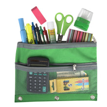 Load image into Gallery viewer, 3 Ring Binder Pencil Case with Mesh Pocket - 5 Colors
