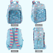 Load image into Gallery viewer, 17-Inch Unicorn Backpack &amp; Lunch Bag with 14-Piece School Supply Kit
