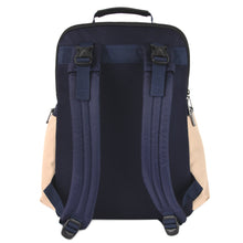 Load image into Gallery viewer, Baby Essentials Two Tone Diaper Bag Backpack w Changing Pad - Navy
