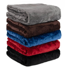 Load image into Gallery viewer, Teddy Fleece Throw Blankets 50&quot; x 60&quot;
