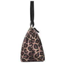 Load image into Gallery viewer, Fridge Pak Leopard/Striped Lunch Tote Bag
