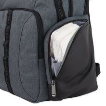 Load image into Gallery viewer, Baby Essentials Two Tone Diaper Bag Backpack w Changing Pad - Grey
