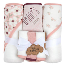 Load image into Gallery viewer, 6-pc. Baby Bath Set w/ Hooded Towel &amp; Wash Cloths - Daddy&#39;s Little Sweetie
