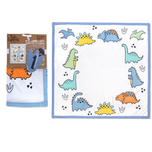 Load image into Gallery viewer, Photo Op Milestone Blanket - Blue Dinosaur
