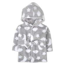 Load image into Gallery viewer, Cloudy Sky Toddler Robe - Grey
