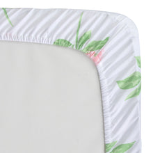 Load image into Gallery viewer, 2-Pack Baby Crib Mattress Fitted Sheets - Floral Pink
