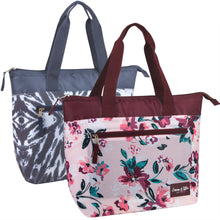 Load image into Gallery viewer, Fridge Pak Floral/Tie Dye 16 Can Cooler Tote
