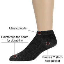 Load image into Gallery viewer, Men&#39;s Solid Ankle Socks
