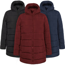 Load image into Gallery viewer, Women&#39;s Hooded Puffer Winter Coat - 3 Colors
