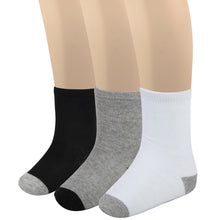 Load image into Gallery viewer, Children&#39;s Color Block Crew Socks - 3 Colors
