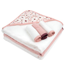 Load image into Gallery viewer, 6-pc. Baby Bath Set w/ Hooded Towel &amp; Wash Cloths - Daddy&#39;s Little Sweetie
