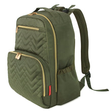 Load image into Gallery viewer, Fisher-Price Signature Morgan Backpack Diaper Bag - 	Olive
