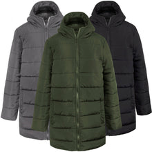 Load image into Gallery viewer, Youth Hooded Puffer Winter Coat - 3 Colors
