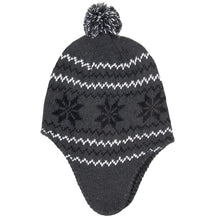 Load image into Gallery viewer, Adult Toboggan Winter Hat with Ear Flaps  - 3 Prints
