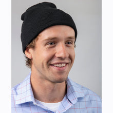 Load image into Gallery viewer, Adult Knit Hat Beanie - Black Only
