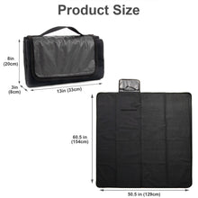 Load image into Gallery viewer, Waterproof Outdoor Convertible Blanket With Carry Handle 60â€ x 50â€
