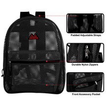 Load image into Gallery viewer, Wholesale Premium 17 Inch Mesh Backpack - Black
