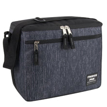 Load image into Gallery viewer, Fridge Pak 12 Can Heather Cooler Bag With Front Zippered Pocket - 2 Colors
