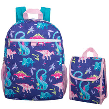 Load image into Gallery viewer, 16 Inch Backpack With Matching Lunch Bag - Girls - Assorted designs
