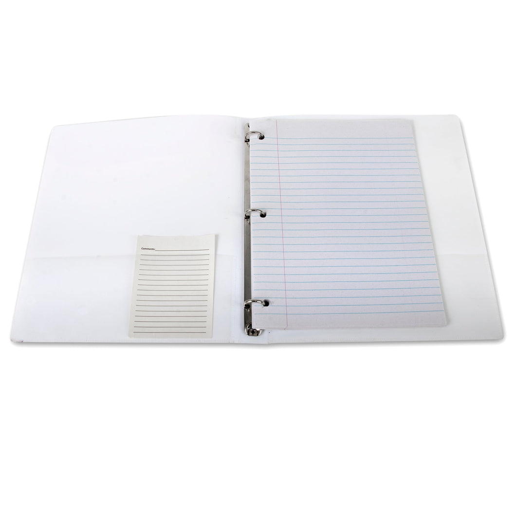 Wholesale 1 Inch Flexible Binder - White