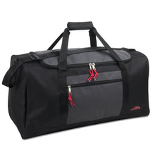 Load image into Gallery viewer, Wholesale 24 Inch Double Zip Pocket Duffle Bag - 3 Assorted Colors
