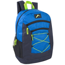 Load image into Gallery viewer, Wholesale High Trails 18 Inch Multi Pocket Bungee Backpack - 5 Colors
