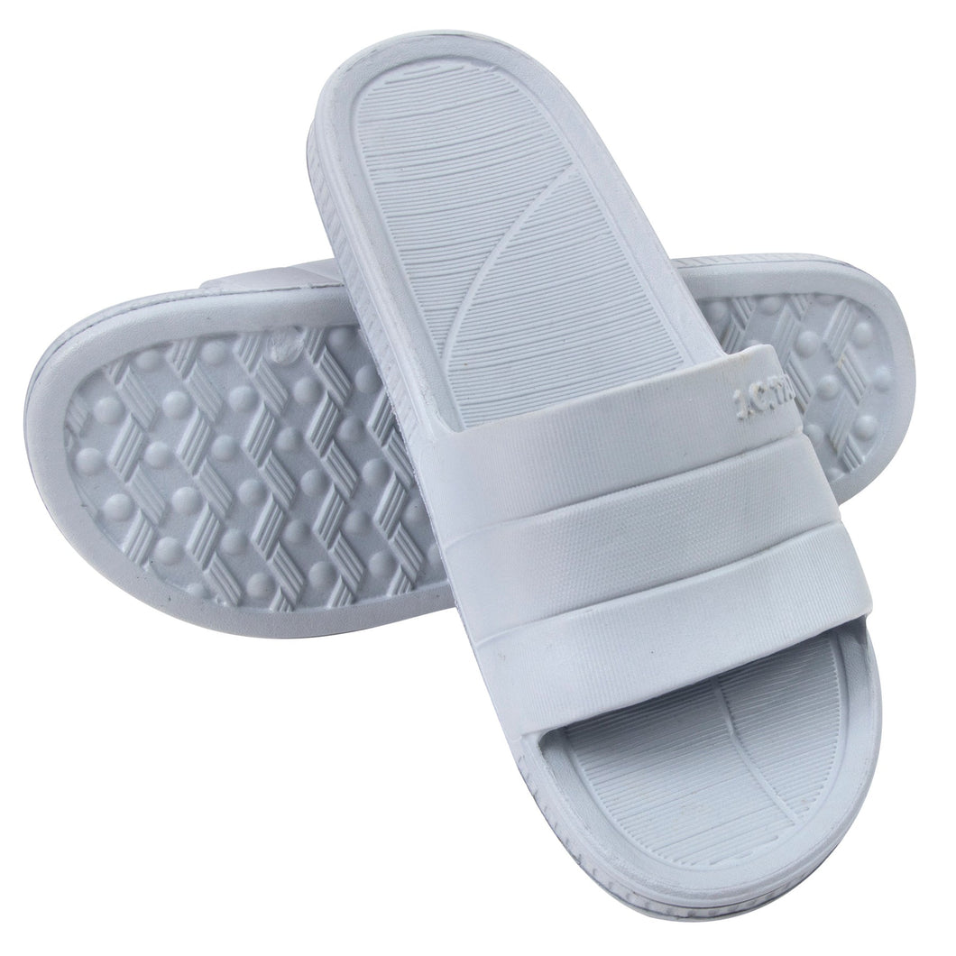 Men's Grey Slides Sandals