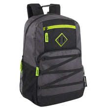 Load image into Gallery viewer, Wholesale Double Zippered Bungee Backpacks With Laptop Section - Boys
