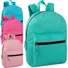 Load image into Gallery viewer, Wholesale 15 Inch Basic Backpack
