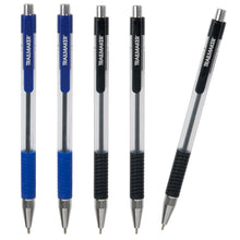 Load image into Gallery viewer, Bulk 5-pack Click Action Pens with Comfort Grip - 2 Colors
