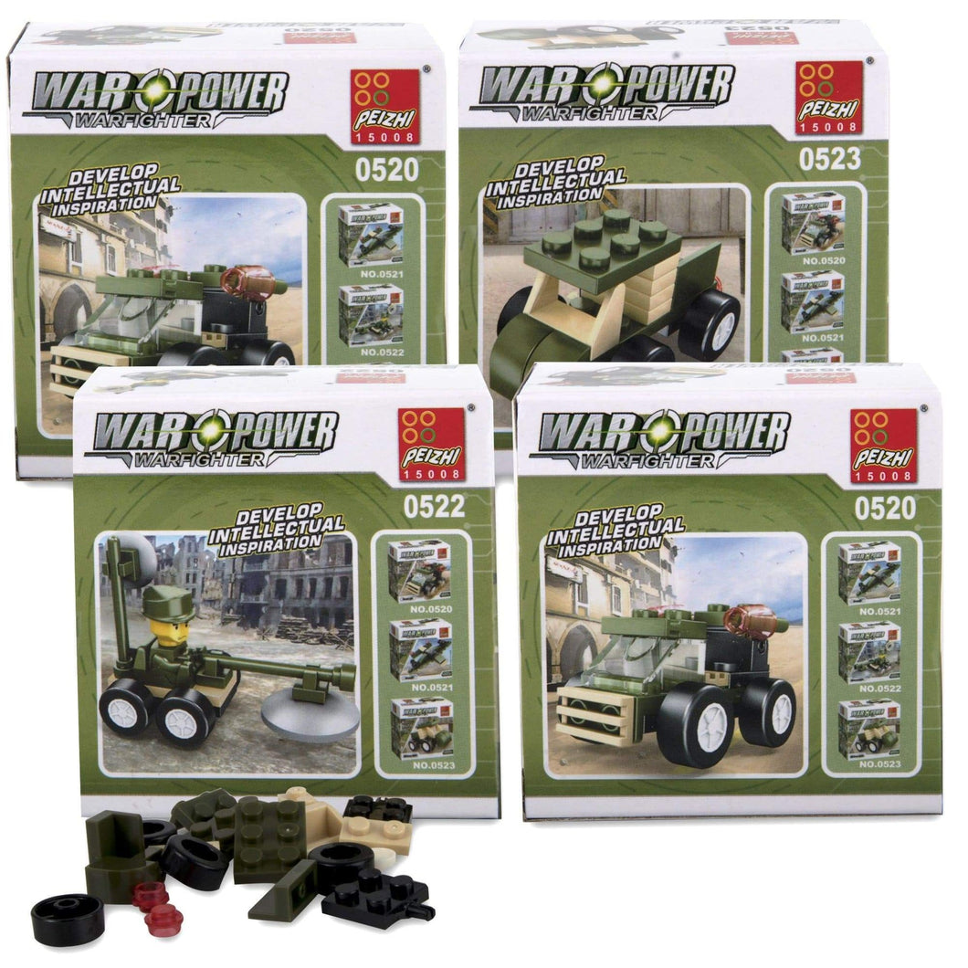 Micro Blocks Army Vehicle Toy