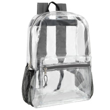 Load image into Gallery viewer, Classic 17 Inch Clear Backpack - 5 Colors
