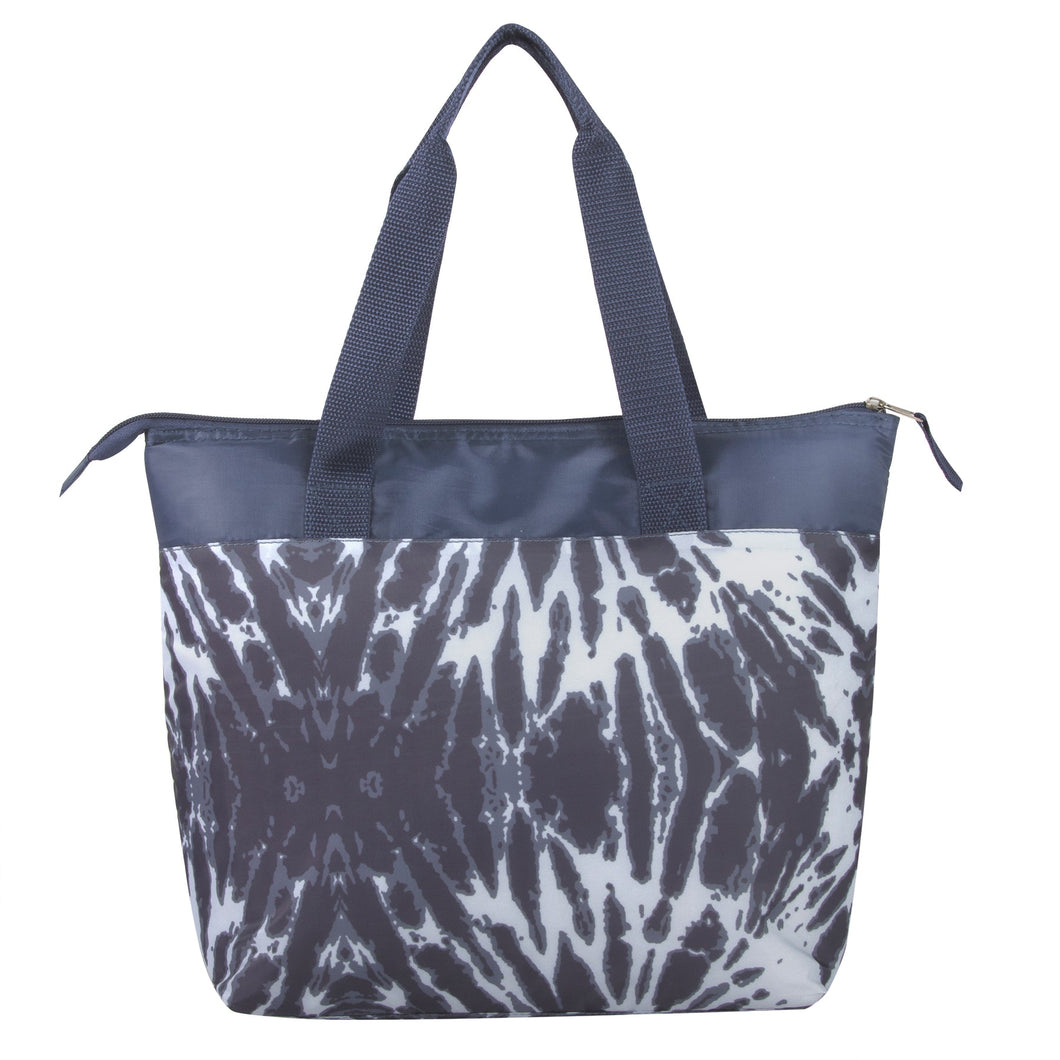 Floral & Tie Dye Lunch Tote - 2 Colors