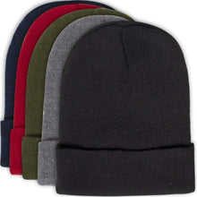 Load image into Gallery viewer, Adult Knit Hat Beanie - 5 Assorted Colors
