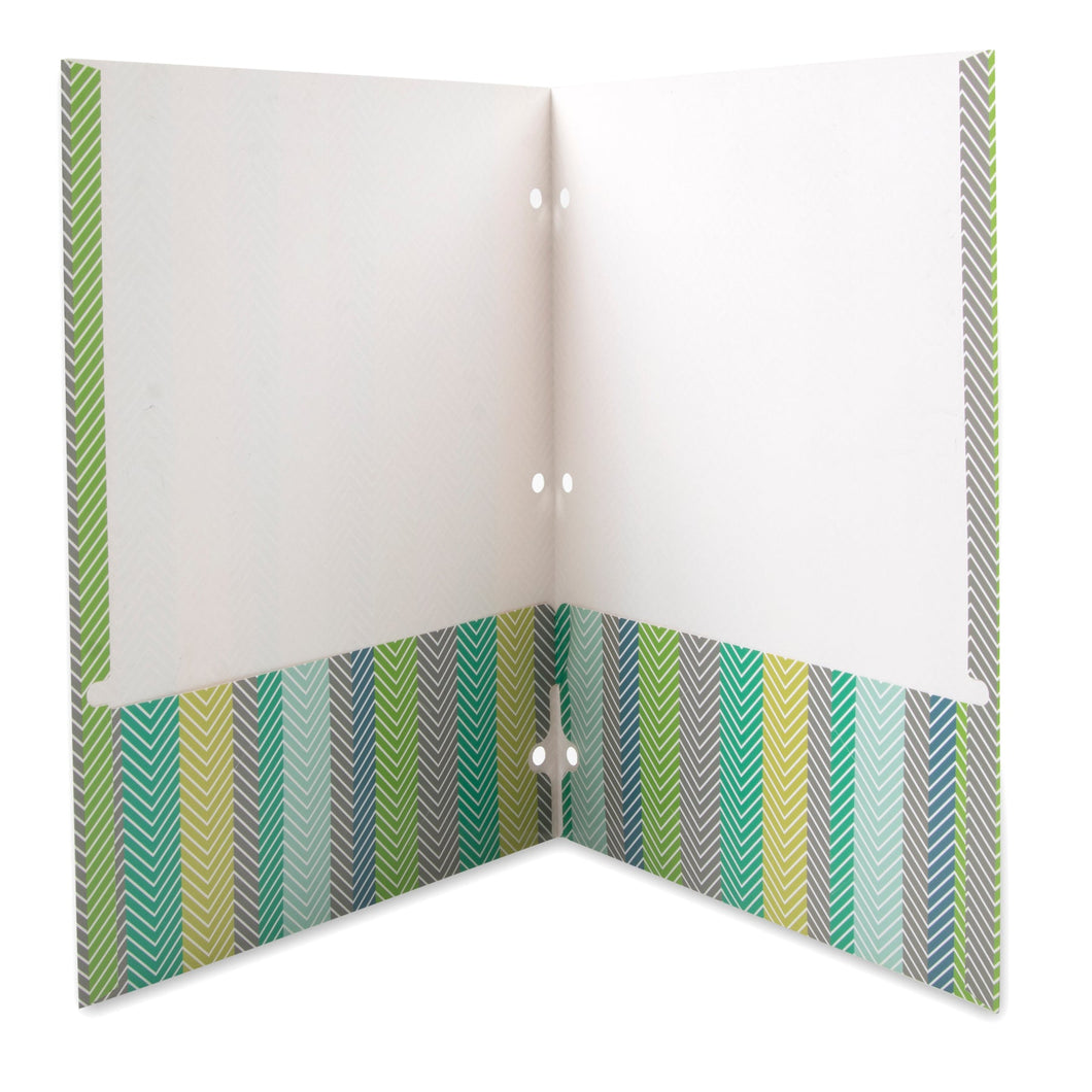 Wholesale Printed Two Pocket Folder - 11.5 X 9