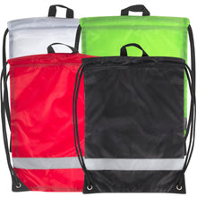 Load image into Gallery viewer, 18 Inch Safety Drawstring Bag With Reflective Strap- 4 Colors
