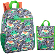 Load image into Gallery viewer, 16 Inch Backpack With Matching Lunch Bag - Boys
