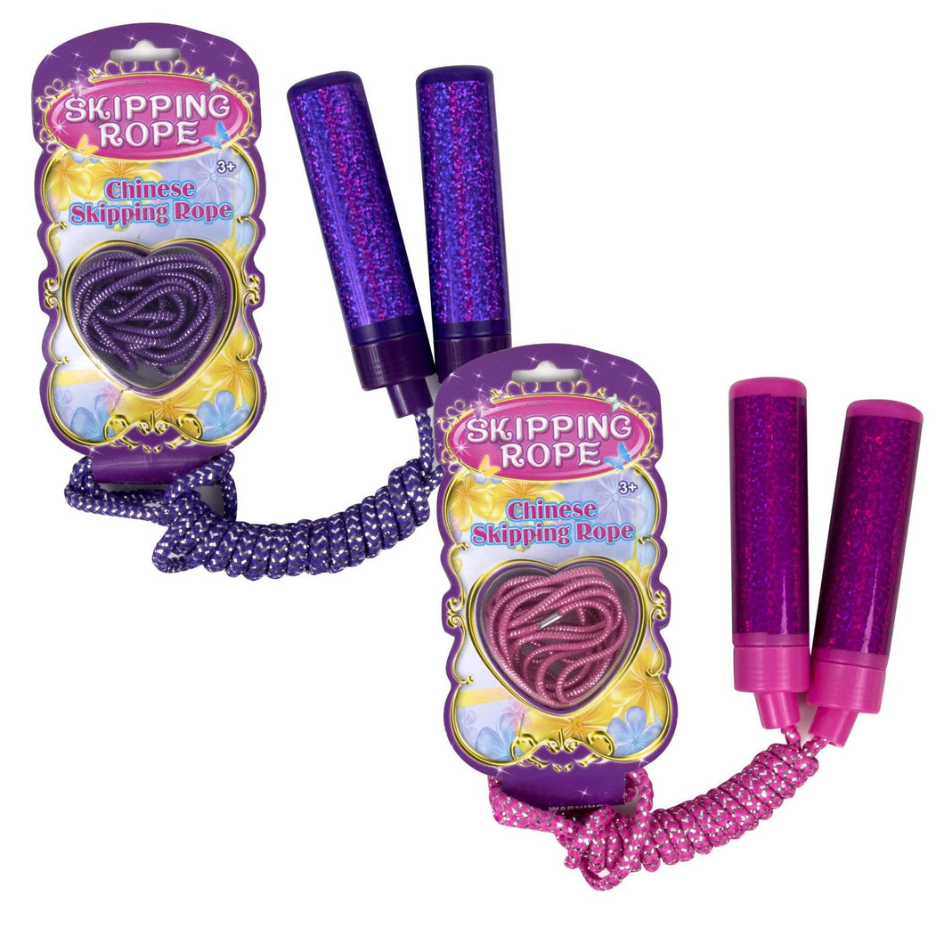 Kids Glitter Jump Rope with Ankle Band