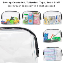 Load image into Gallery viewer, Wholesale Clear Travel Cosmetic Toiletry Bag
