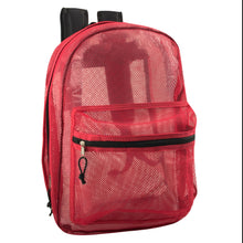 Load image into Gallery viewer, Bulk Premium 17&quot; Mesh Backpack - 5 Assorted Colors
