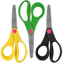 Load image into Gallery viewer, Bulk 5-Inch Kids Safety Scissors with Contoured Easy Grip Handle
