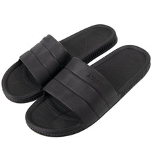 Load image into Gallery viewer, Women&#39;s Black Slide Sandals
