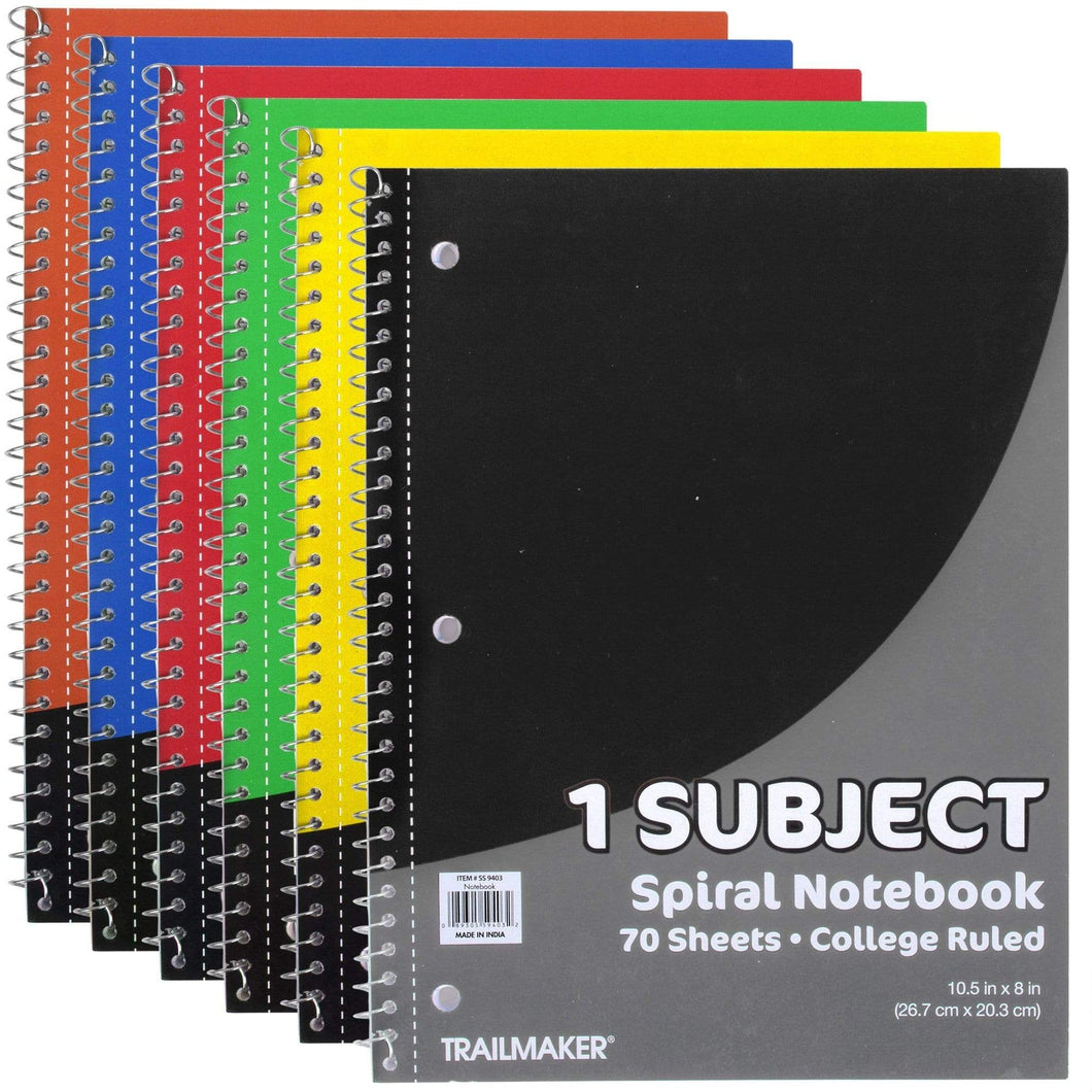 Wholesale 1 Subject Notebook College Ruled 70 Sheets