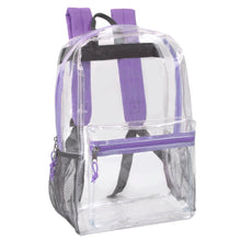 Load image into Gallery viewer, Classic 17 Inch Clear Backpack - Girls Assortment
