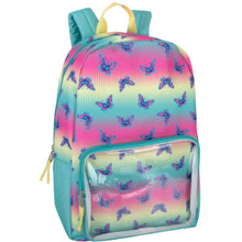 Load image into Gallery viewer, 17&quot; Butterfly Backpack School Supply Kit (9pcs)
